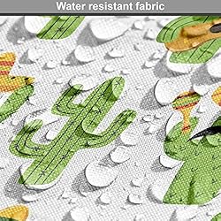 Ambesonne Cinco de Mayo Fabric by The Yard, Funny