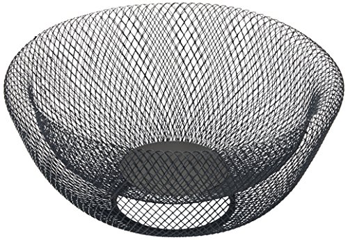 NIFTY 7540BLK Black Double Wall Mesh Decorative and Fruit Bowl, 3.5 quart/10,