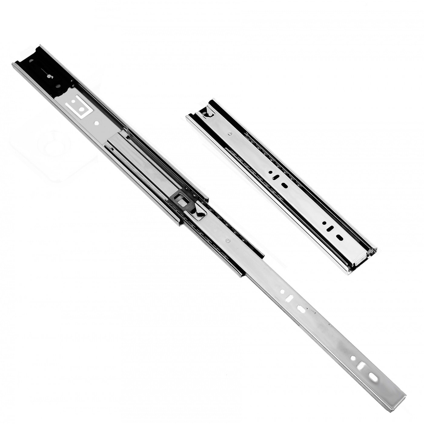 H45 350mm Full Extension 1 Pair Push To Open Drawer Runners Slide