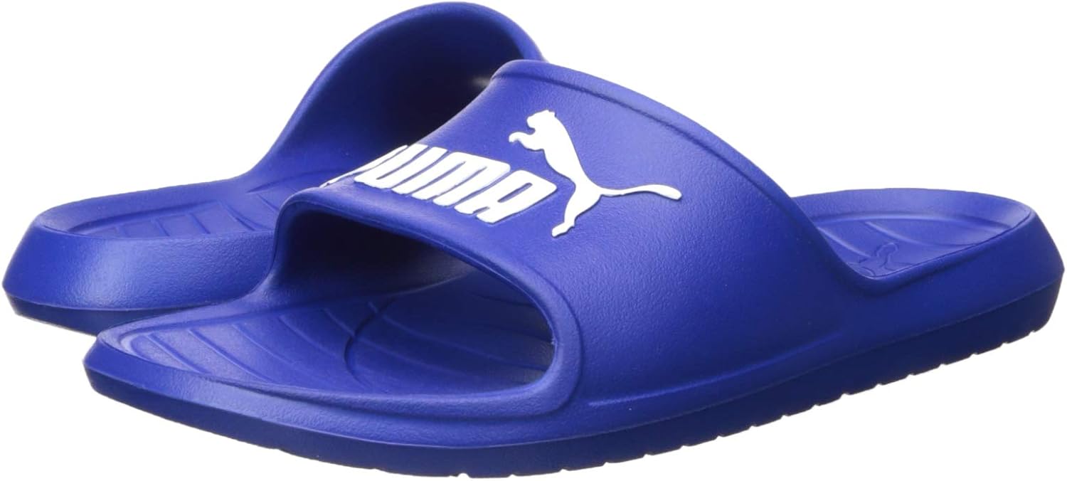 puma slides mens purple