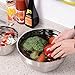 ZESPROKA Stainless Steel Mixing Bowls, Nesting Bowls, Matte and Mirror Finish, Set of 6,11.6 x 5.3 x 11.6 inches,ZP-01