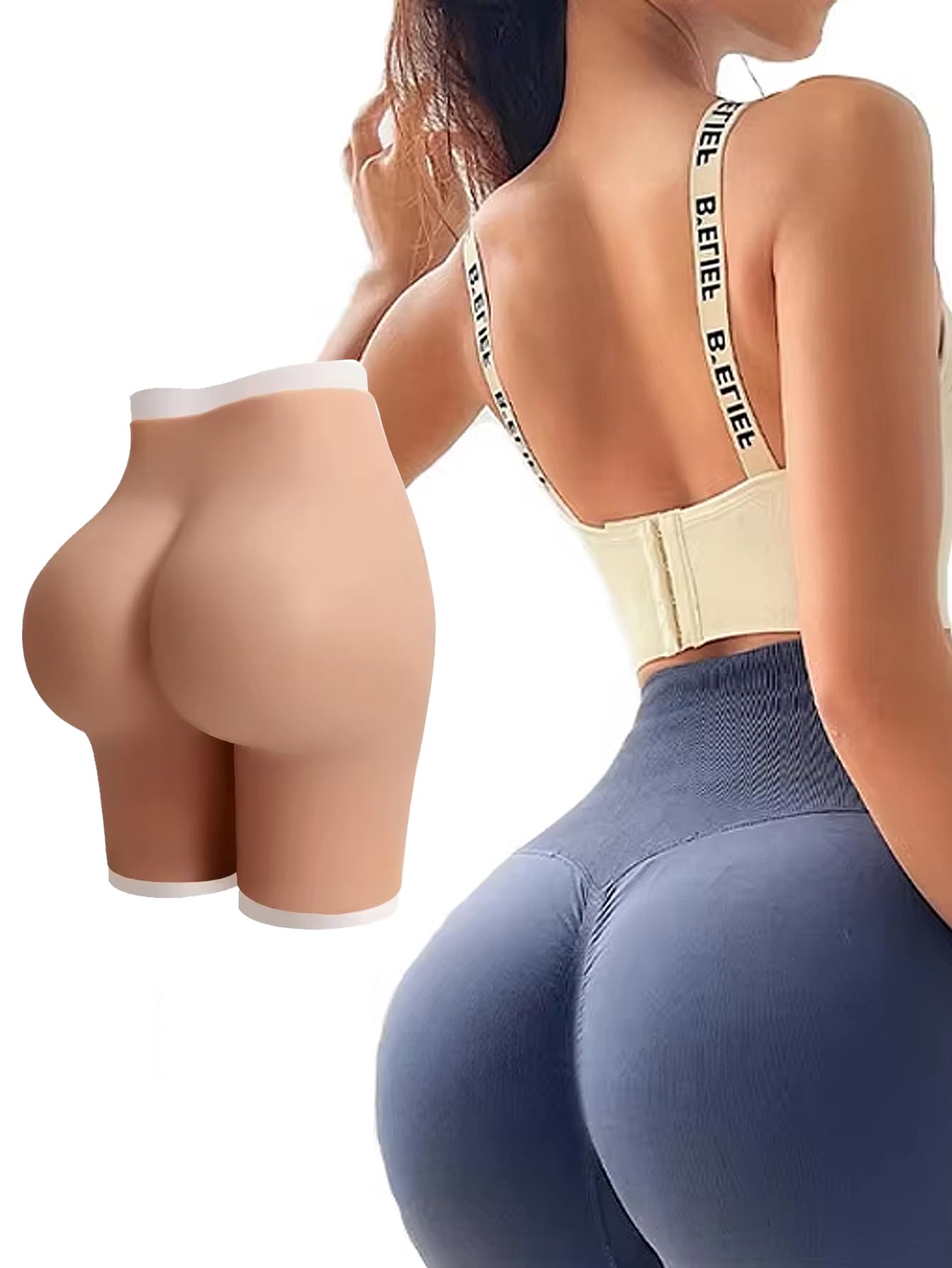 Photo 1 of WOZADDI Silicone Butt Lifting shapewear shorts - Women Tummy Control Waisted for Vestidos Elegantes De Mujer Para Fiest Drag Queen (02, One size)