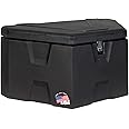 Buyers Products 1701680 Black Poly Trailer Tongue Truck Tool Cargo Storage Box,18 x 19 x 36 Inch, Made In The USA, Trailer Tongue Box For Storage And Organization, Trailer Storage Box