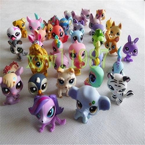 Cute Littlest Pet Shop Lots of 20pcs Animals Loose Toy Gift Random Sending New