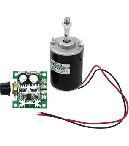 Micromotor 6V 9V 12V EG-530AD Motor DC EG-530AD-2B/2F De 2400 RPM - Para Proyectos DIY, Funciona A 6V, 9V Y 12V Diámetro Eje 2mm