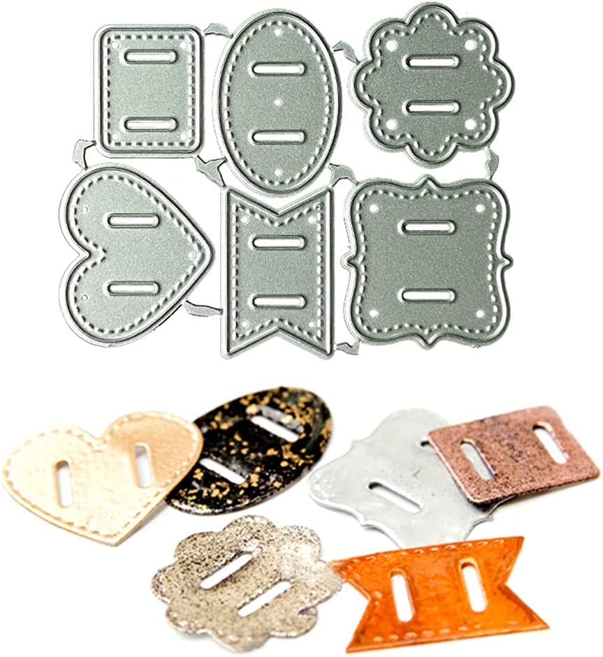 Buckle Cutting Dies for Card Making，Cutting Dies Cut Stencils for DIY Scrapbooking Photo Album Decorative Embossing Paper Dies for Card Making Templated+Cute Brooch Pin