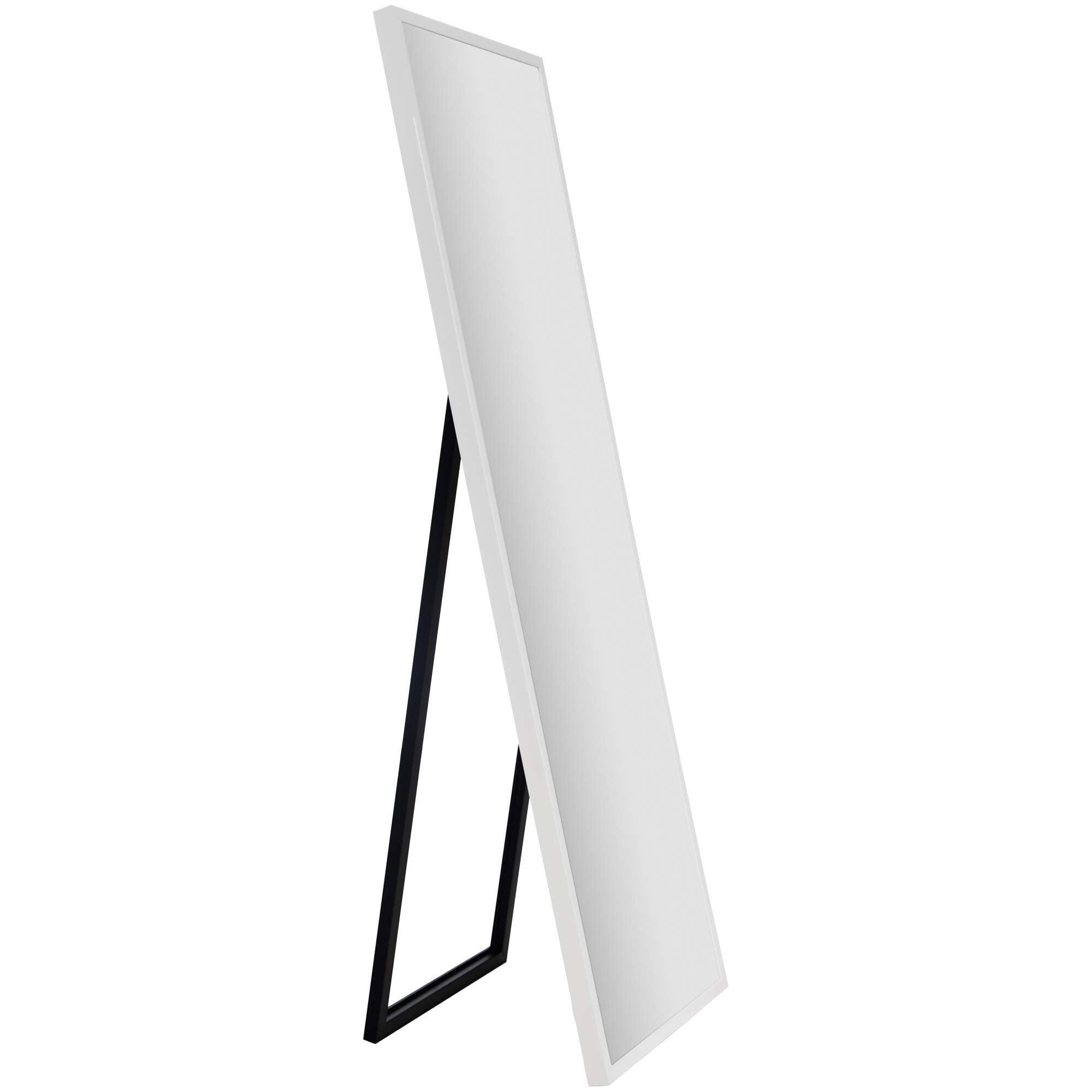 Gallery Solutions Framed Floor Free Standing Easel Full Length Mirror ...