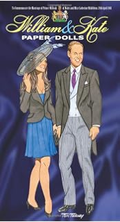 Princess diana and prince charles fashion paper dolls in full color