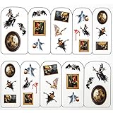 Generic Halloween Witch Bat Devil Water Decals Nail Art Stickers Decoration