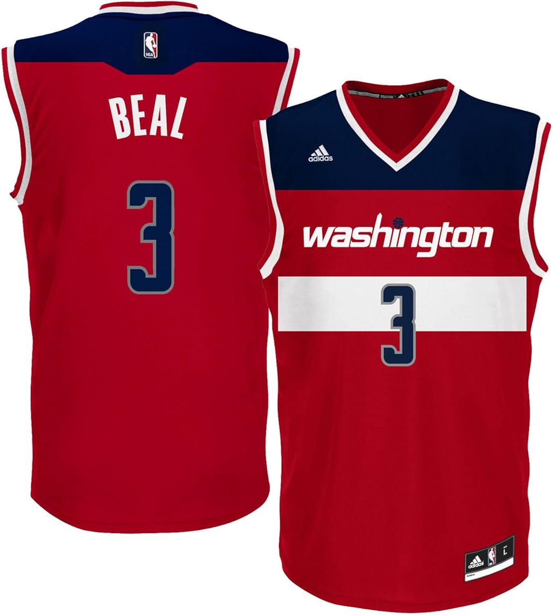 Amazon.com: Bradley Beal Washington Wizards #3 Red Road Youth Replica Jersey (X-Large 18/20 