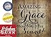 P. Graham Dunn Amazing Grace Old Fashion Hymn Sheet Music Design 10 x 11 Wood Pallet Wall Art Sign Plaque