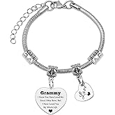 Mxrymvu Grandma Birthday Gifts Bracelet Thank You Grandma Gifts Mothers Day Gift for Grandmother Grammy Nana Jewelry