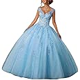 QXMYOO Ball Gown Quinceanera Dresses Sweet 16 Prom Party Princess Dress for Teens