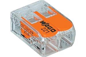 Wago 221-412 Lever-Nuts 2 Conductor Compact Connectors 200 PK
