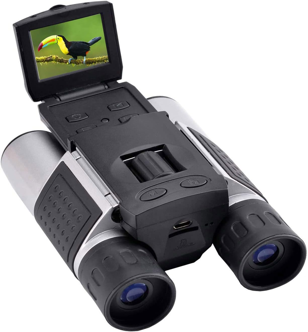 Vazussk 1.5" LCD Digital Binoculars with Camera for Adults, 10x25 Video Photo Recoder for Bird Watching Hunting Concerts and Sports Game with 16GB Cards : Camera & Photo