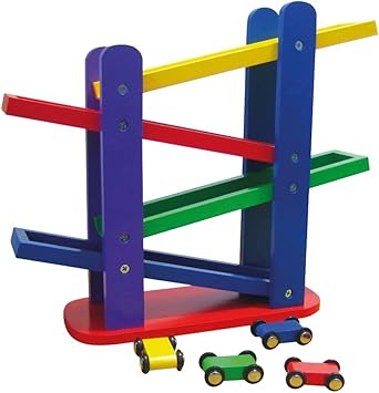 large wooden car ramp toy