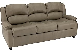 RecPro Charles Collection 80" RV Hide A Bed Loveseat | Memory Foam Mattress | RV Sleeper Sofa | Pull Out Couch | Putty