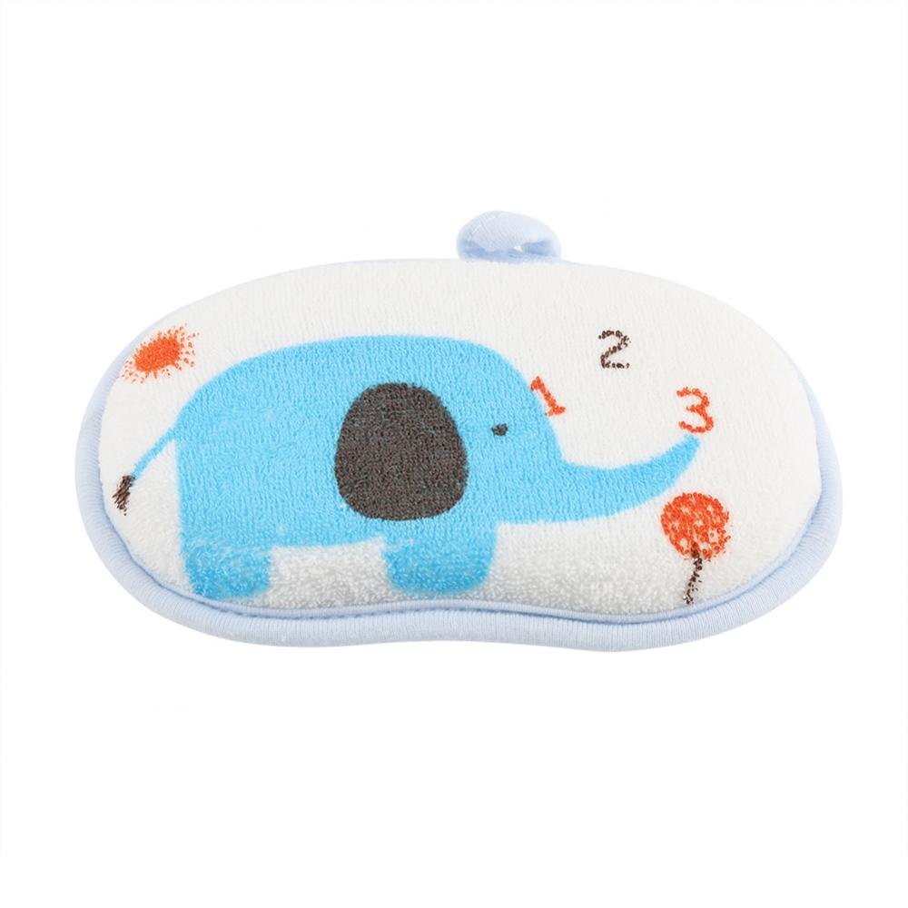 Pack of 5 Baby Cotton Bath Brush Soft Scrub Sponge Shower Brush for Infant Bathing Gentle Exfoliating Wash Towel Accessory Blue