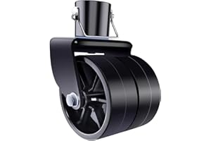 XIANGZI Dual 6-Inch Trailer Jack Wheel Replacement with Pin Tongue Jack Wheel Hitch Utility Replacement Parts Trailer Wheel Jack 2000lb Capacity