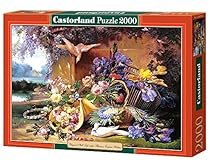 Elegant Still Life with Flowers, Eugene Bidau, 2000 Piece By Castorland Puzzles