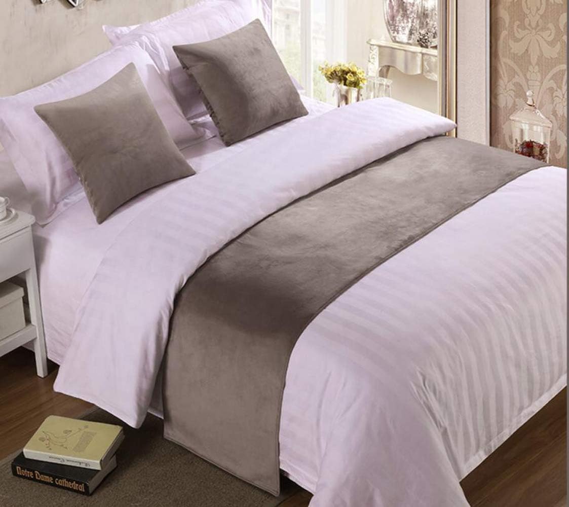 45x45cm for Pillow Case, Navy Mengersi Solid Bed Runner Scarf Protector