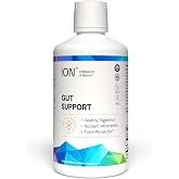 ION* Intelligence of Nature Gut Support Supplement, 32 Fl Oz (Pack of 1) | Liquid Supplement, Gut &amp; Digestive Health Liquid Drops, Cleanse &amp; Detox with Humic Extract, Adults &amp; Kids 4+