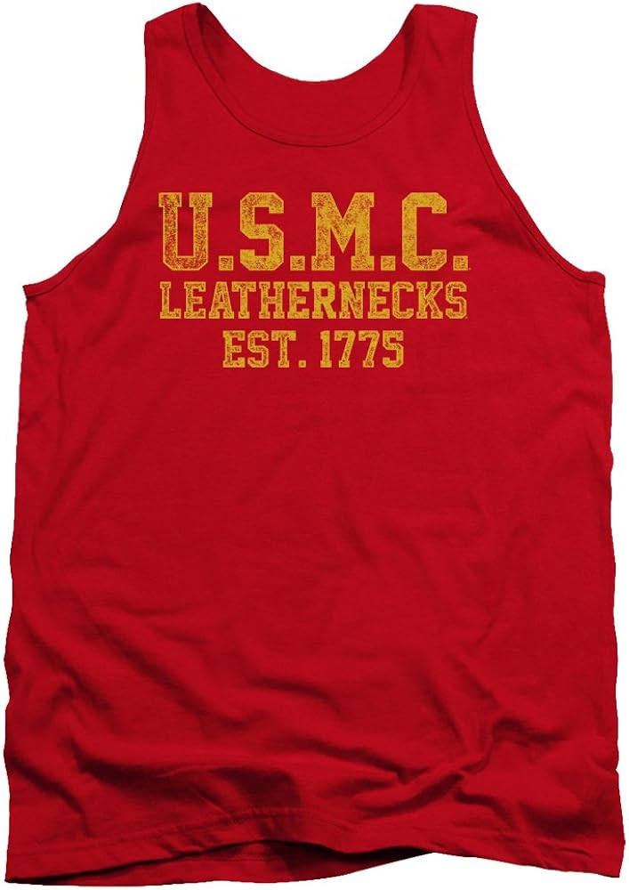 Us Marine Corps Mens Leathernecks Tank Top Amazon.co.uk Clothing