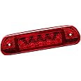 Cxdar Third 3rd Brake LED for 1999-2004 Jeep Grand Cherokee, High Mount Rear Brake Lights Assembly for 99-04 Grand Cherokee, Waterproof Center Cab Lamp Stop Light (Red)