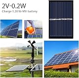 EMMETTBEN 2V Solar Panel 0.26W 130mA Ni-MH Battery Charge Module view 6
