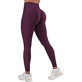 YEOREO Seamless Workout Leggings for Women Butt Lifting Hidden Scrunch Leggings High Waisted Gym Yoga Lilliean Impact Pants