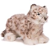 Hansa Laying Snow Leopard Plush