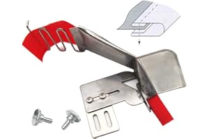 ckpsms Brand - 1SET #KP-123 Sewing Machine Double Fold Clean Finish Top & Bottom Binding Binder Attachment (Tape Size 1-1/2" =38MM)