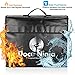 Waterproof Fireproof Document Bags - Fire Proof Water Proof Safe Document Holder | Lockable Fireproof Safety Boxes for Home | Waterproof Storage Safety for Files, Money, Passport, Jewelery, Valuables