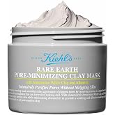 Kiehl's - Rare Earth Deep Pore Cleansing Mask, Visbily Minimizes Pores | Face Mask With Amazonian White Clay &amp; Aloe Vera for Minimizing Pores without Stripping skin- Detox Skincare