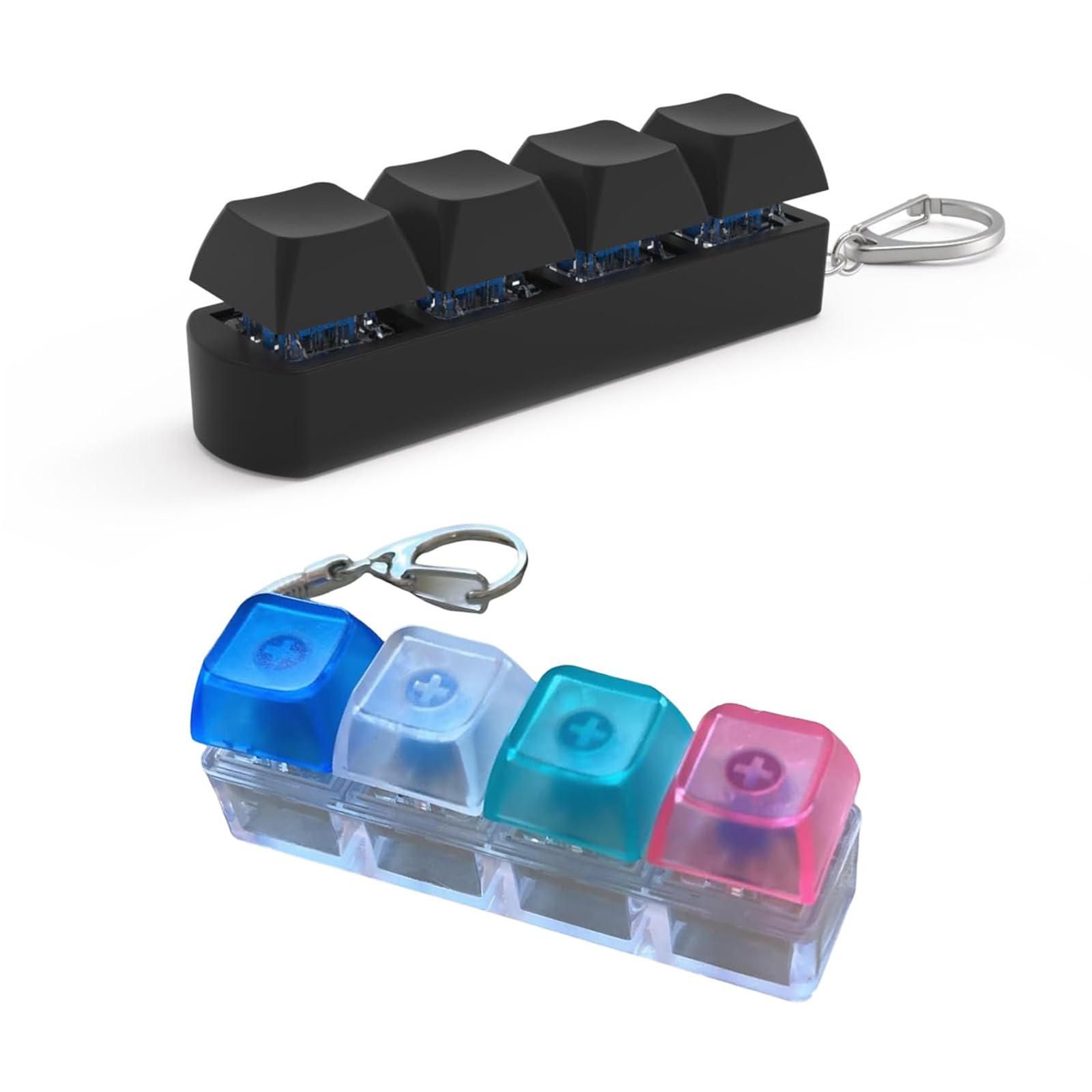 2 Pcs Keyboard Fidget, Keyboard Fidget, Fidget Keyboard for Keyboard Fidget Clicker Decompression Gift for Friends and Family