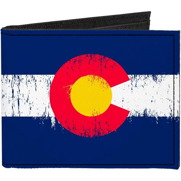 Buckle-Down Men's Canvas Bifold Wallet - United States Design 4"x3.5" Billfold With Card Slots
