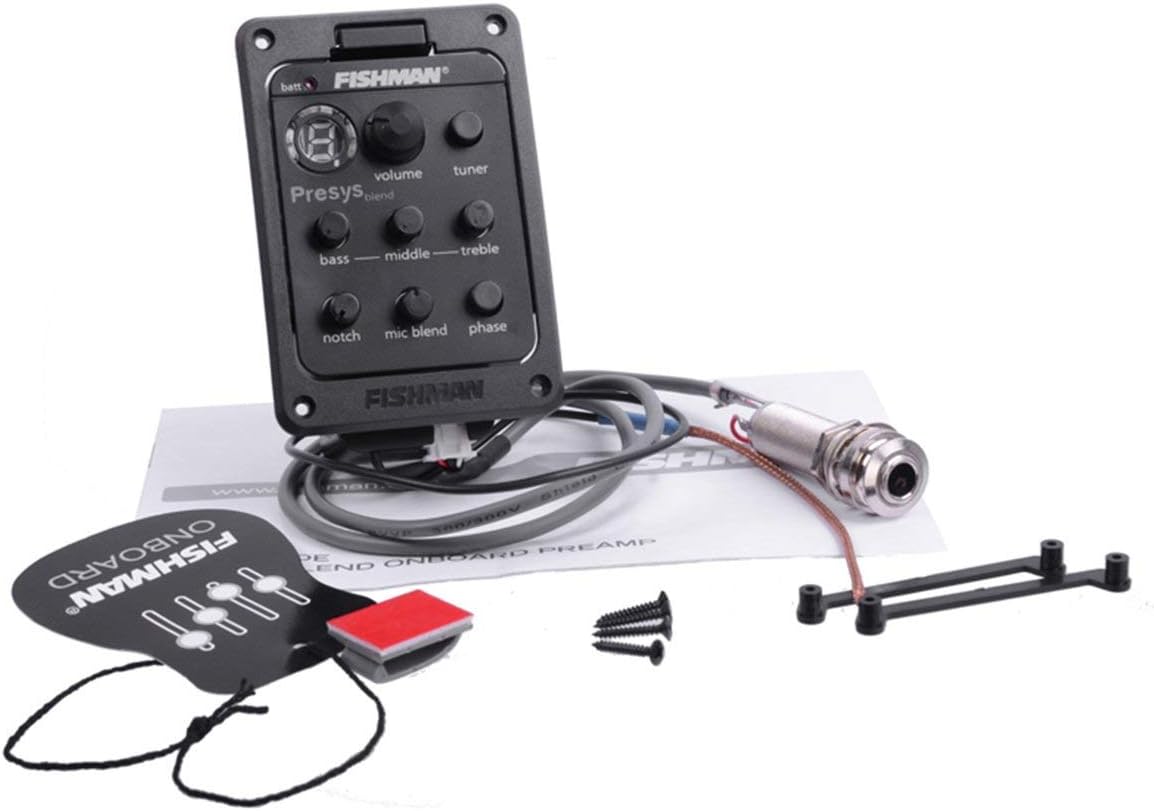 Fishman 4Band EQ Equalizer Guitar Preamp Piezo Acoustic Guitar Pickup