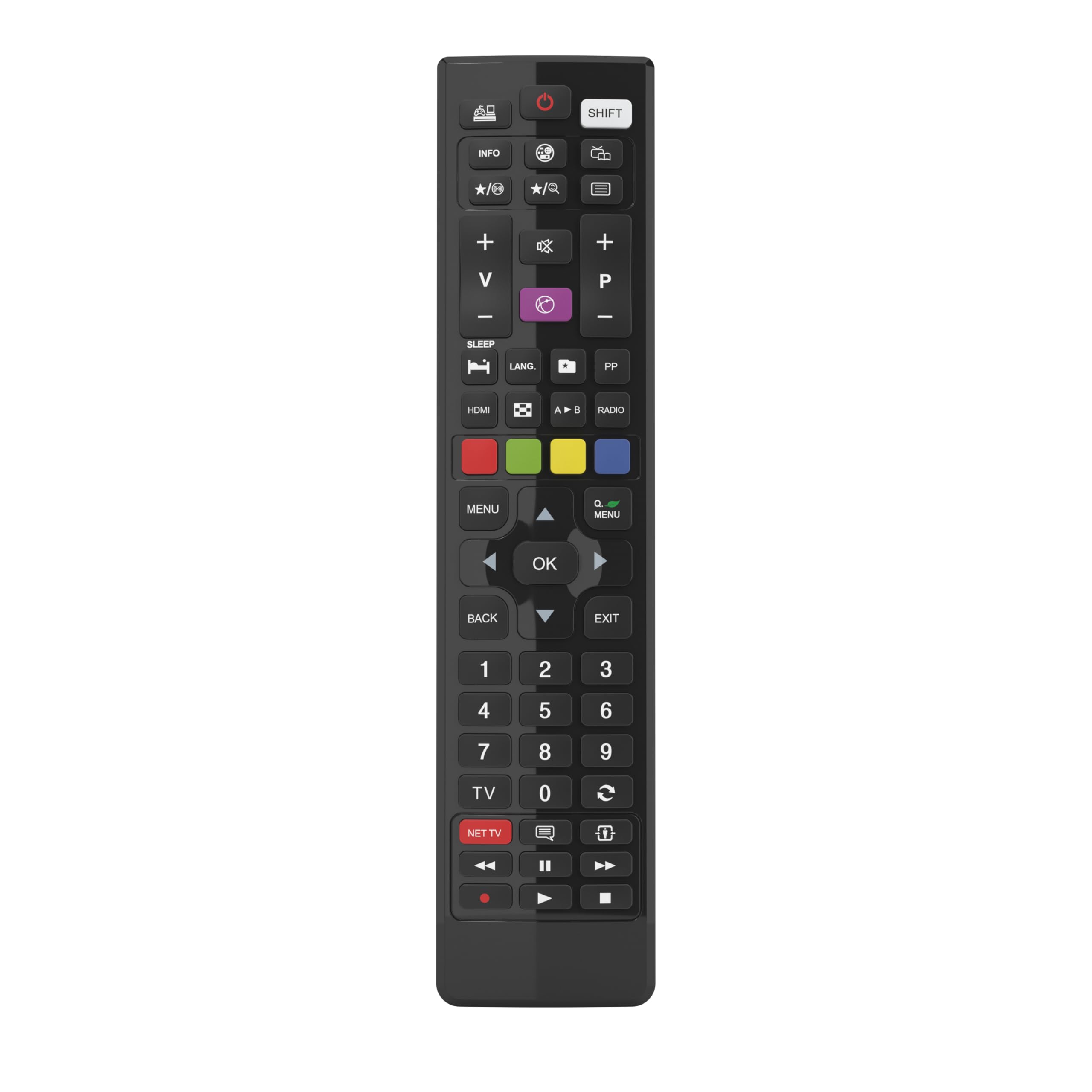 Superior Electronics SUPTRB018 Universal Replacement Remote Control for All “Telefunken & Vestel” Brand TVs and Smart Tvs