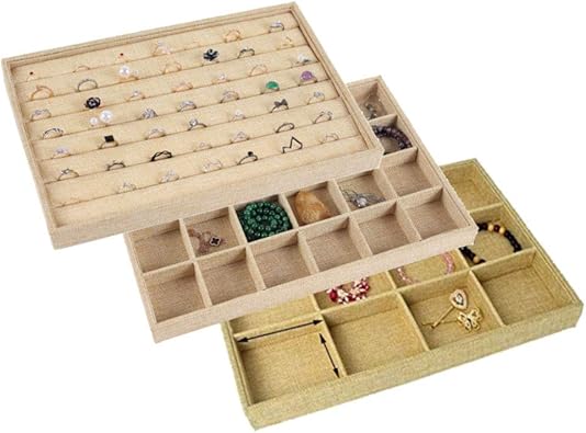 Kitchenmore Schmuckaufbewahrung Schublade,Schmucktablett Schmuckeinsatz