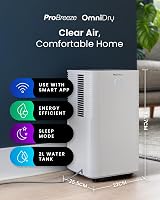 Pro Breeze OmniDry 12L/Day Dehumidifier with Smart App & Humidity Sensor view 2