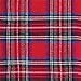 PajamaGram Christmas Pajamas For Family, Stewart Plaid, Women's SM Red