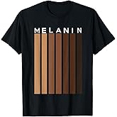 Black Pride Melanin Shirt for Women Men Afro Queens Kings T-Shirt