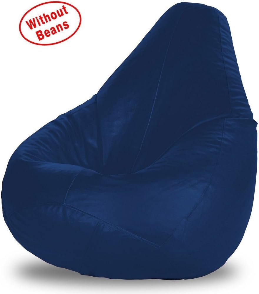 Navy XXL Size Ink Craft Bean Bag Chair Cover Only (Without Bean Fillers) Protective Liner From INK CRAFT