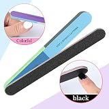 WOVTE 11pc Nail File Set Buffer Blocks Cuticle Nipper Pusher Manicure Tools view 4