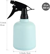 T4U Plastic Plant Mister 600ml Fine Mist Spray Bottle Blue Adjustable Nozzle view 5