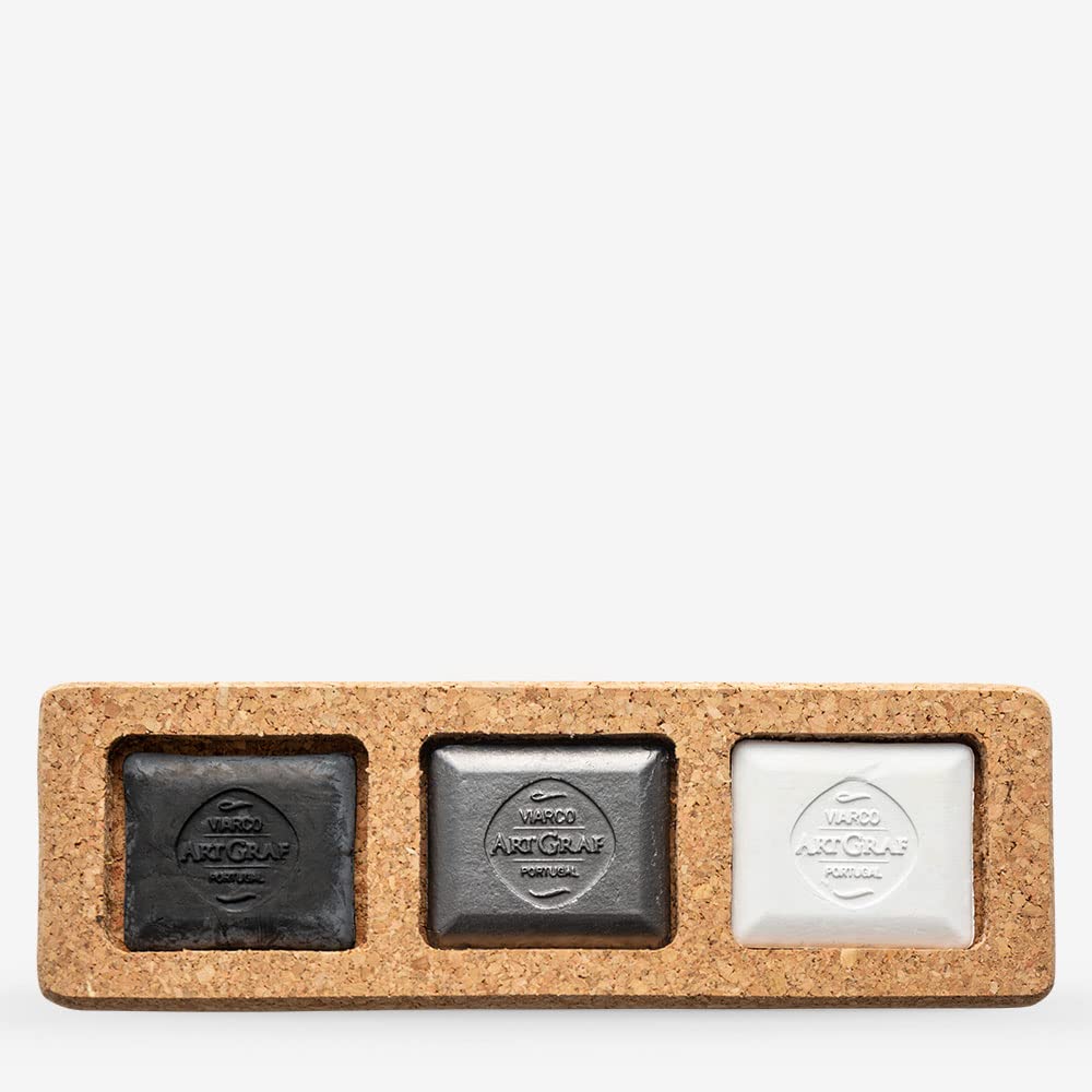 Assortment of 3 Watercolour pavers