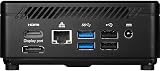 MSI Cubi 5 Mini PC i5-10210U 8GB RAM 256GB SSD WiFi 6 Win 11 Home Black view 2