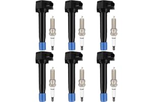 ECCPP UF603 6 ignition coils + 6 iridium Spark Plugs 97390 For 08-12 HONDA Accord,08-17 Honda Odyssey,12 Honda Crosstour/09-12 Acura Rl,09-14 Acura Tl,10-14 Acura Tsx 3.5L 3.7L V6