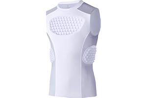 Youper Youth Padded Chest Protector Shirt, Heart-Guard/Sternum Protection for Baseball, Football, T Ball & Softball