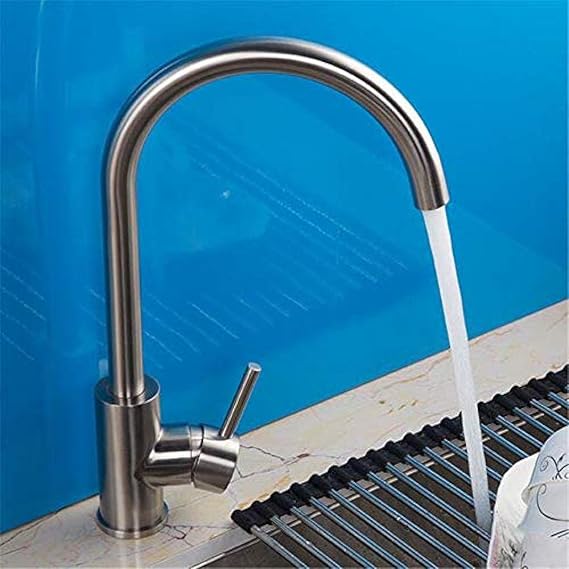 Zyunran-Wasserhahn Blei Edelstahl Küchenarmatur Warm- und